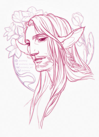 monochrome sketch